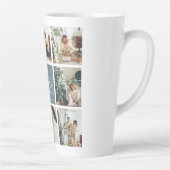 Tasse Latte Photos Multi Holiday | Merry Christmas | (Droite)