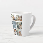 Tasse Latte Photos Multi Holiday | Merry Christmas | (Angle droit)