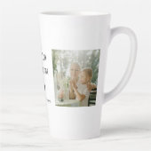 Tasse Latte Photos personnalisées & "Aimez-vous grand-mère (Droite)