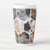 Tasse Latte Photos personnalisées de la famille des peigne de  (Devant)