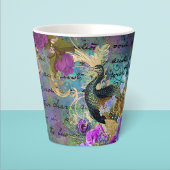 Tasse Latte Pic et Fleurs