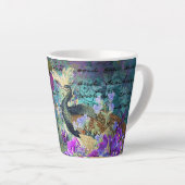 Tasse Latte Pic et Fleurs (Angle droit)