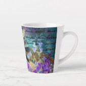 Tasse Latte Pic et Fleurs (Droite)
