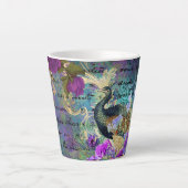 Tasse Latte Pic et Fleurs (Devant)