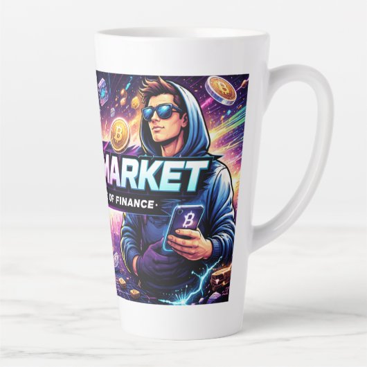 Tasse Latte Pièce de Crypto (Droite)