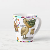 Tasse Latte Pierre pelican's brilliant beak (Angle droit)
