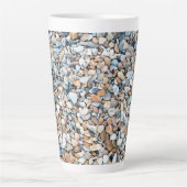 Tasse Latte Pierres et galets (Devant)