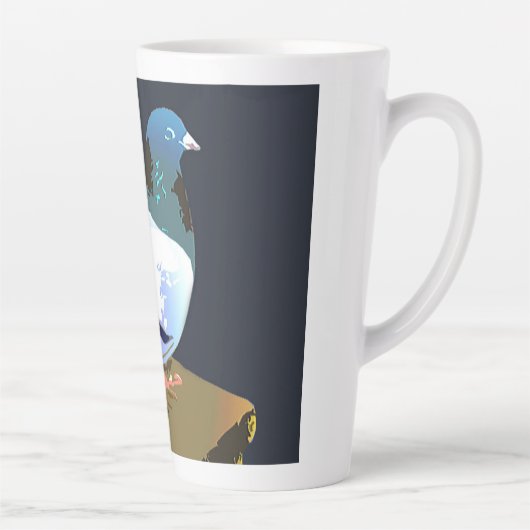 Tasse Latte Pigeon muth (Droite)