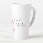 Tasse Latte Pile Polonaise Clou Personnalisée (Angle droit)