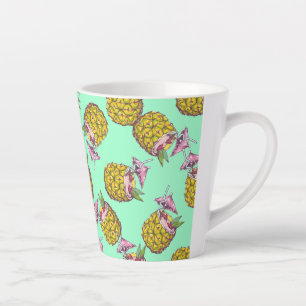 Tasse Latte Piña Colada Motif -Refresing été