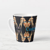 Tasse Latte Pinceaux Vintages acrobatiques Thunder_Cove (Angle gauche)
