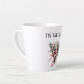 Tasse Latte Pine Tree Candy Cane Red Christmas (Angle gauche)