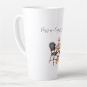 Tasse Latte Pink Blue Paris Table Baguettes (Angle gauche)