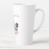Tasse Latte Pink Blue Paris Table Baguettes (Droite)