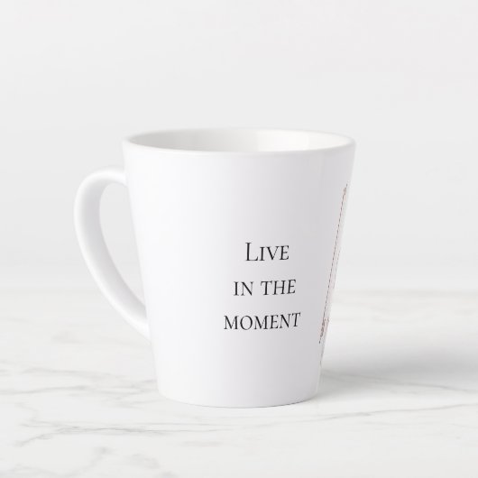 Tasse Latte Pink Blush Violin (Angle gauche)