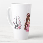 Tasse Latte Pink Daydream Heartfull Smile Sugar & Sunshine Bub (Angle gauche)