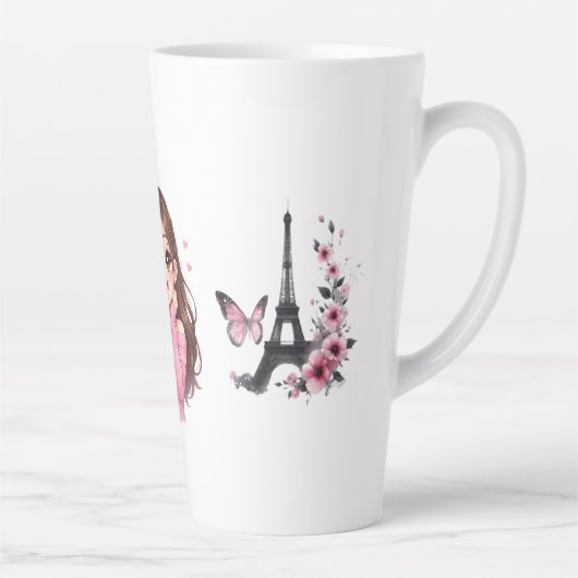Tasse Latte Pink Daydream Heartfull Smile Sugar & Sunshine Bub (Droite)