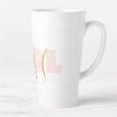 Tasse Latte Pink Girl Gold Boss (Droite)