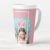 Tasse Latte Pink Happy Blessed Easter | Venin (Angle droit)