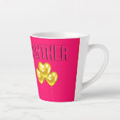 Tasse Latte Pink Panther Love (Droite)