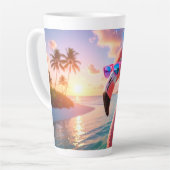 Tasse Latte PINK THINKER - Flamingo PINK (Angle gauche)