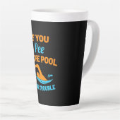 Tasse Latte Pipe De Bain Dans La Piscine (Angle droit)