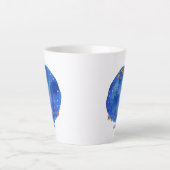 Tasse Latte Pisces Aquarelle Nuit Ciel Constellation Zodiac (Devant)