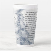 Tasse Latte Pistes fraîches Version Inspirationnelle (Devant)