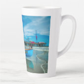 Tasse Latte Pittoresque Atlantic City Boardwalk (Droite)