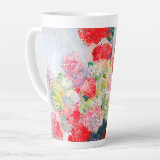 Tasse Latte Pivoines de Monet (Angle gauche)