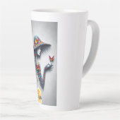 Tasse Latte Pixel pic (Angle droit)