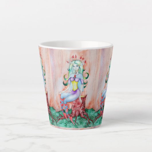 Tasse Latte Pixie Imaginaire Fairy Thunder_Cove (Devant)