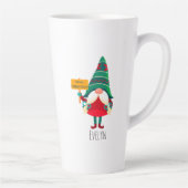 Tasse Latte Placard de retenue Gnome mignon avec voeux (Droite)