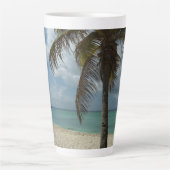 Tasse Latte Plage d'Aruba I Belle Scène Nature (Devant)