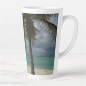 Tasse Latte Plage d'Aruba I Belle Scène Nature (Droite)