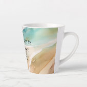 Tasse Latte Plage Océan (Droite)