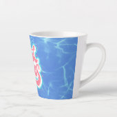 Tasse Latte Plage/piscine Good Vibes (Droite)