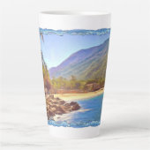 Tasse Latte Plage Yelapa 761 (Devant)