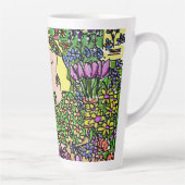 Tasse Latte Plaisir fleuriste ou vendeur de fleurs (Droite)