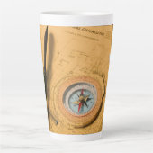 Tasse Latte Plan de construction (Devant)