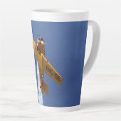 Tasse Latte Plan de guerre (Angle droit)