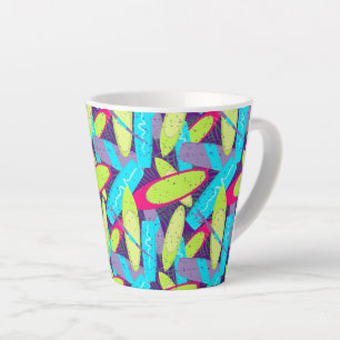 Tasse Latte Planche de surf Kite cool Imprimer Kitboard coloré