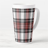 Tasse Latte Plaqué rouge et noir (Angle droit)