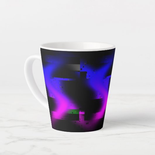 Tasse Latte Plasma noir brillant (Angle gauche)