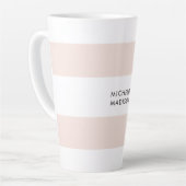 Tasse Latte Plat professionnel minimaliste tendance (Angle gauche)