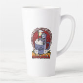 Tasse Latte Plier Café Et Être Effrayant (Droite)