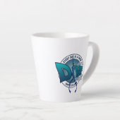 Tasse Latte Plongée en scaphandre |  (Angle droit)