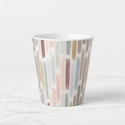 Tasse Latte Pluie de couleurs (Devant)