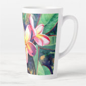 Tasse Latte Plumeria douce (Droite)