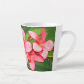 Tasse Latte plumérie (Droite)